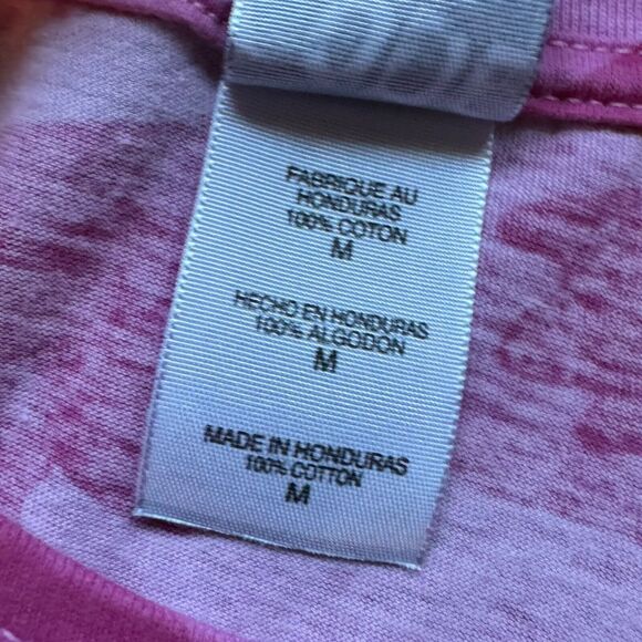 Ted Nugent Womens Pink Camouflage Shirt Size M Camo Fitted T-Shirt Shortsleeve - Picture 4 of 8